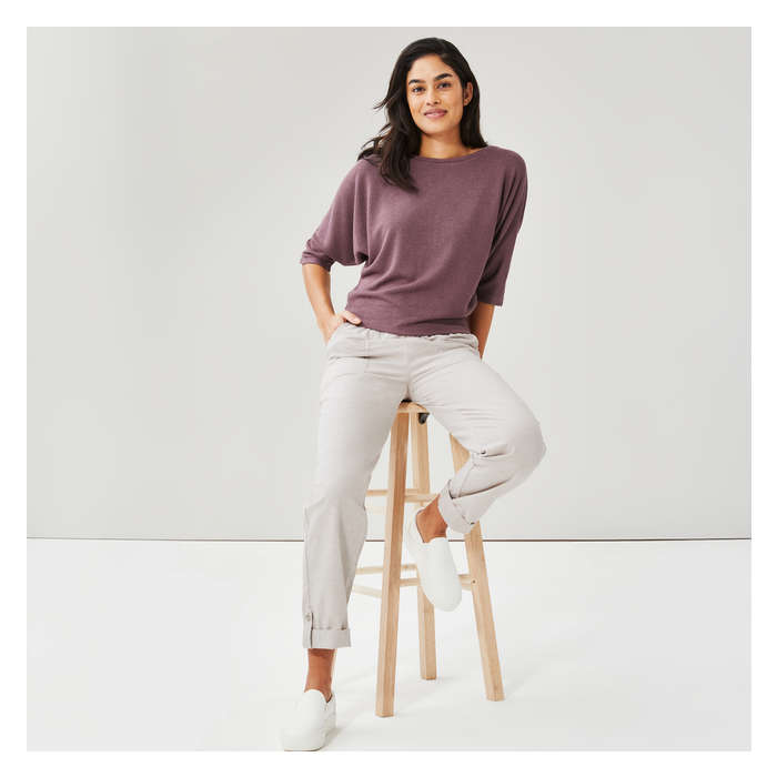 Women's Dolman Sleeve Knit Top